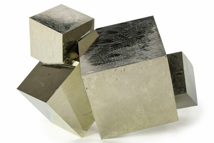 Natural Pyrite Cube Cluster - Spain #227694